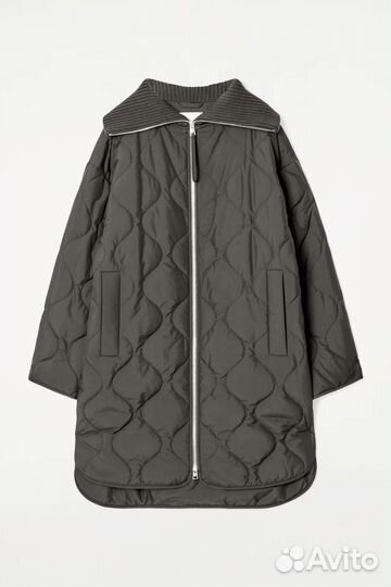 Куртка COS стёгная С ребристым воротником