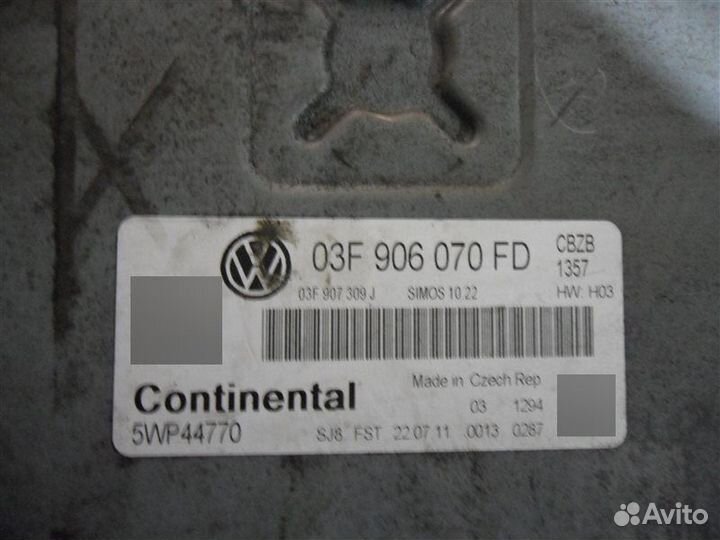 Блок управления двигателем 03F906070FD Volkswagen