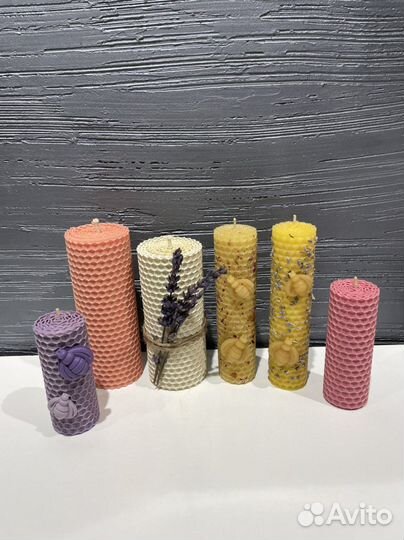 Свечи восковые ручной работы