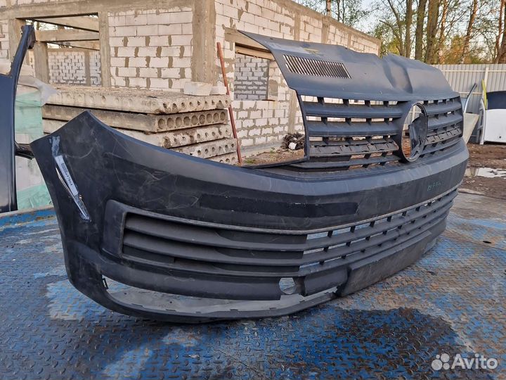 Передний бампер фольцваген транспортёр t6