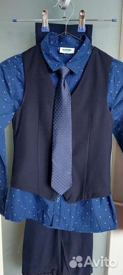 Школьная форма 146 брюки жилетка