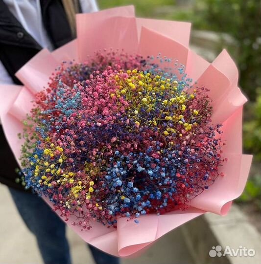 Букет из гипсофил. Подарок девушке