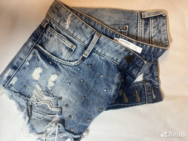 Джинсовые шорты zara 36