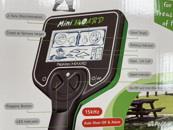 Металлоискатель детский nokta makro mini hoard