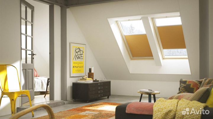 Жалюзи на мансардные окна