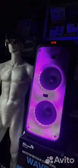 Колонка блютуз Eltronic Wave 800вт 3D подсветка