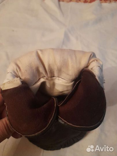 Варежки-краги СССР кожаные