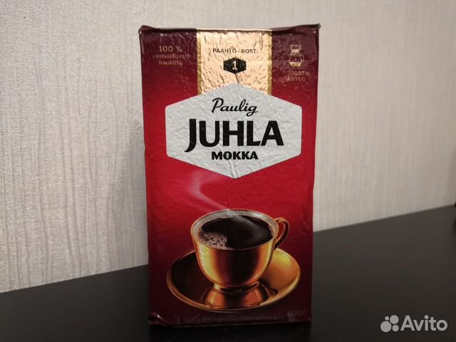 Финский кофе Paulig Juhla Mokka для кофеварок купить в Санкт-Петербурге |  Товары для дома и дачи | Авито