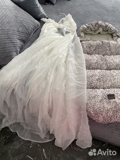 Конверт в коляску, балдахин