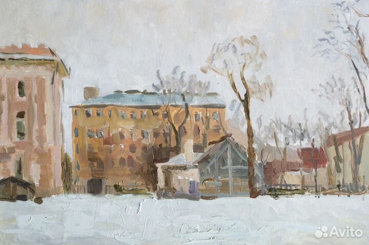 Картина маслом этюд