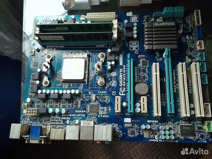 Материнская плата с процессором amd