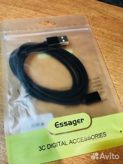 Магнитный кабель Essager шнур для телефона