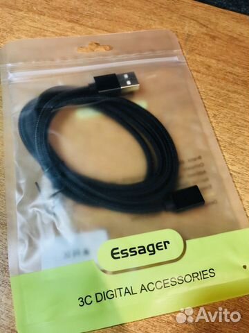 Магнитный кабель Essager шнур для телефона