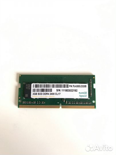 Оперативная память для ноутбука ddr4
