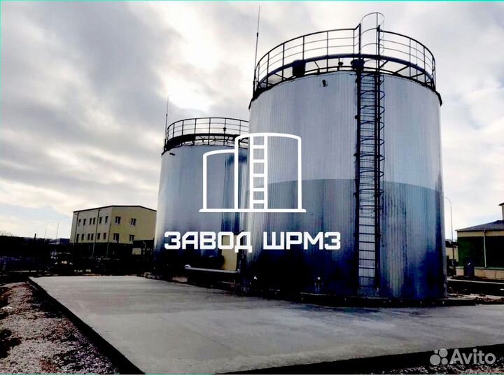 Резервуар вертикальный стальной 400 кубов