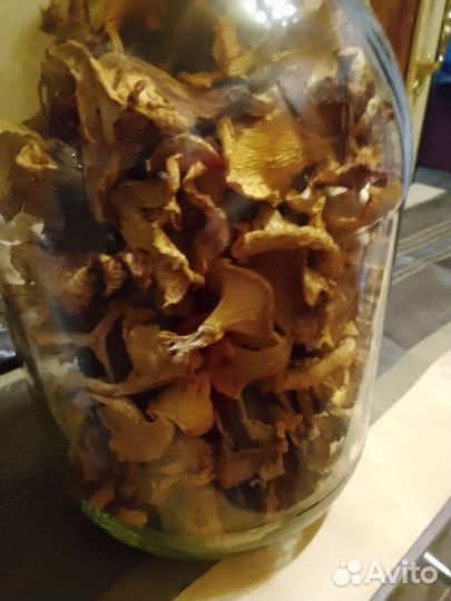 Лисички и боровики сушёные в банках