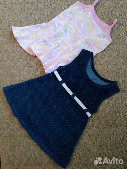 Вещи пакетом разм. 80-86, на девочку (1.5-2года)