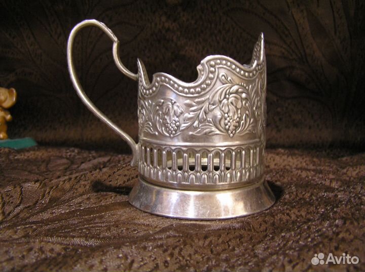 Подстаканник мельхиор