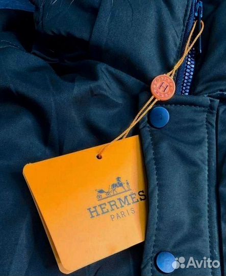 Пуховик Hermes мужской