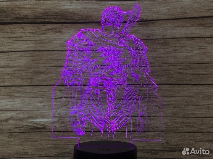 3D Ночник светильник Гатс