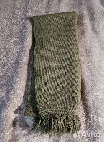 Кашне мужское офисное зелёное