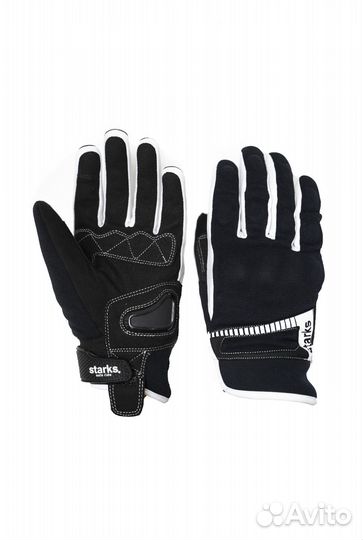 Мотоперчатки Текстильные Starks Altair / Черно-бел