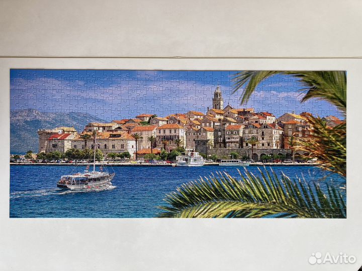 Пазлы разные панорама 600 деталей Castorland