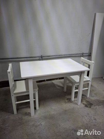 Детский столик и стульчик IKEA