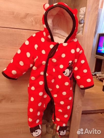 Комбинезон детский новый 9-12 мес