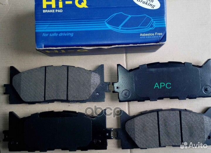 Колодки тормозные дисковые, передние SP2080 San