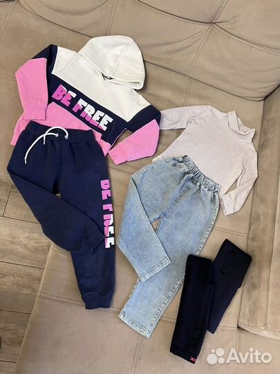 Вещи на девочку пакетом 104-110