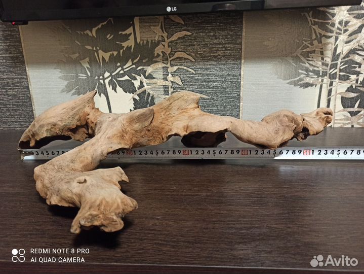 Коряга в аквариум