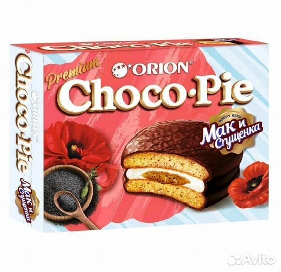 Опт - Пирожное Choco Pie Мак и Сгущенка 336г