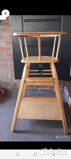 Деревянный детский стульчик