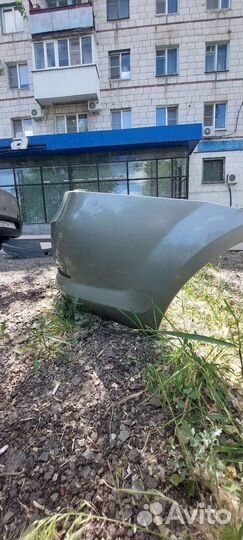 Бампер задний рено логан