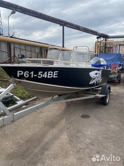Алюминиевая лодка windboat-47DC,yamaha 50
