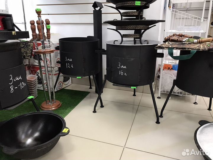 Казаны,печи,мангалы