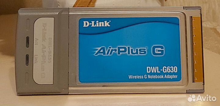 Беспроводной адаптер D-Link Air-Plus G DWL-G630