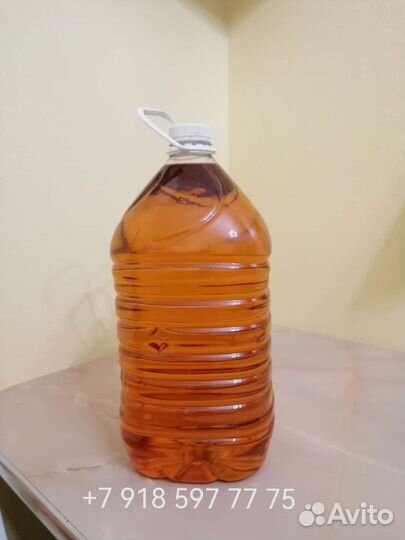 Масло подсолнечное домашнее