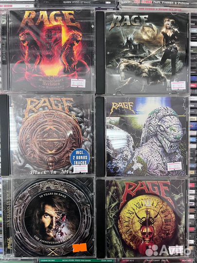 Музыкальные cd диски Rage