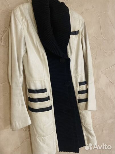 Плащ кожаный натуральный