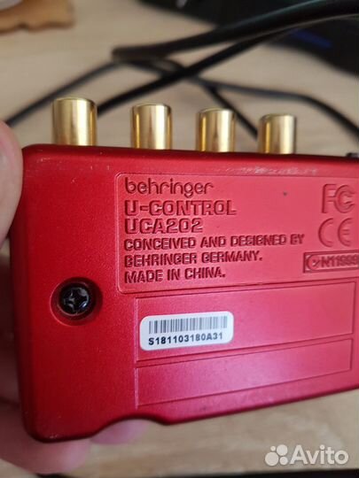 Behringer UCA 222 U-Control аудиоинтерфейс