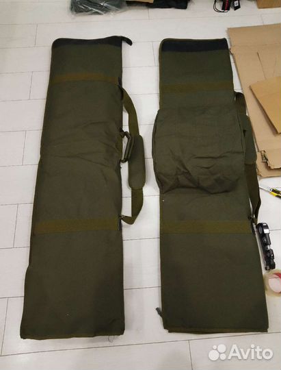 Чехол для трехчастных карповых удилищ