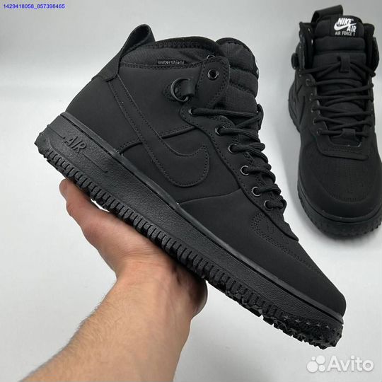 Ботинки Nike Air Force 1 Duckboot (с мехом) (Арт.61320)