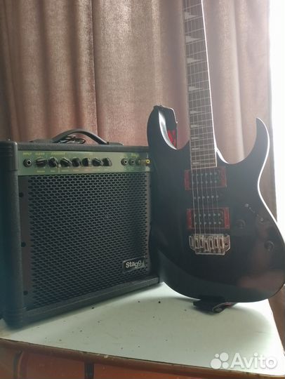 Электро гитара с комбиком