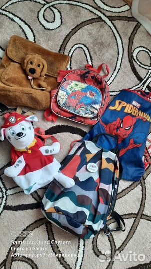 Детские рюкзаки под восстановление 5шт