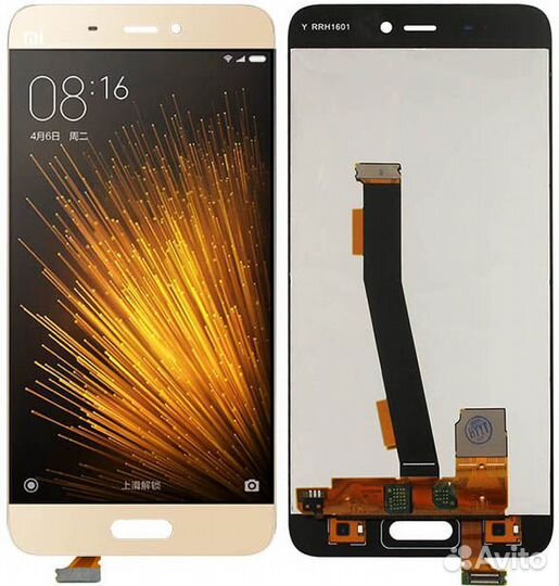 Дисплей для Xiaomi Mi5+тачскрин (золото)