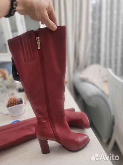 Сапоги женские натуральная кожа 39 размер, демис