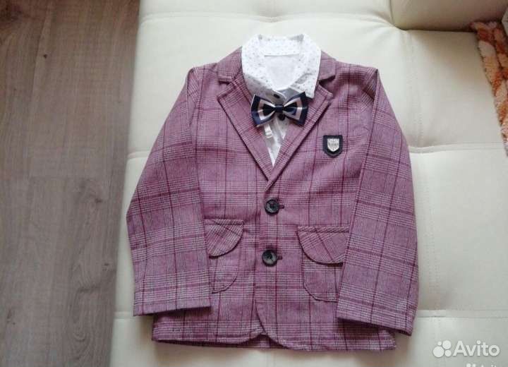 Костюм тройка+бабочка (3/4г)