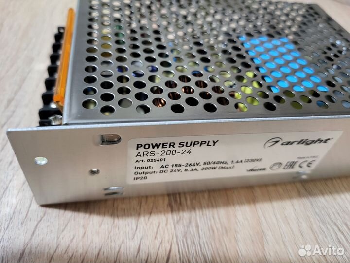 Блок питания 24 вольта 200 ватт